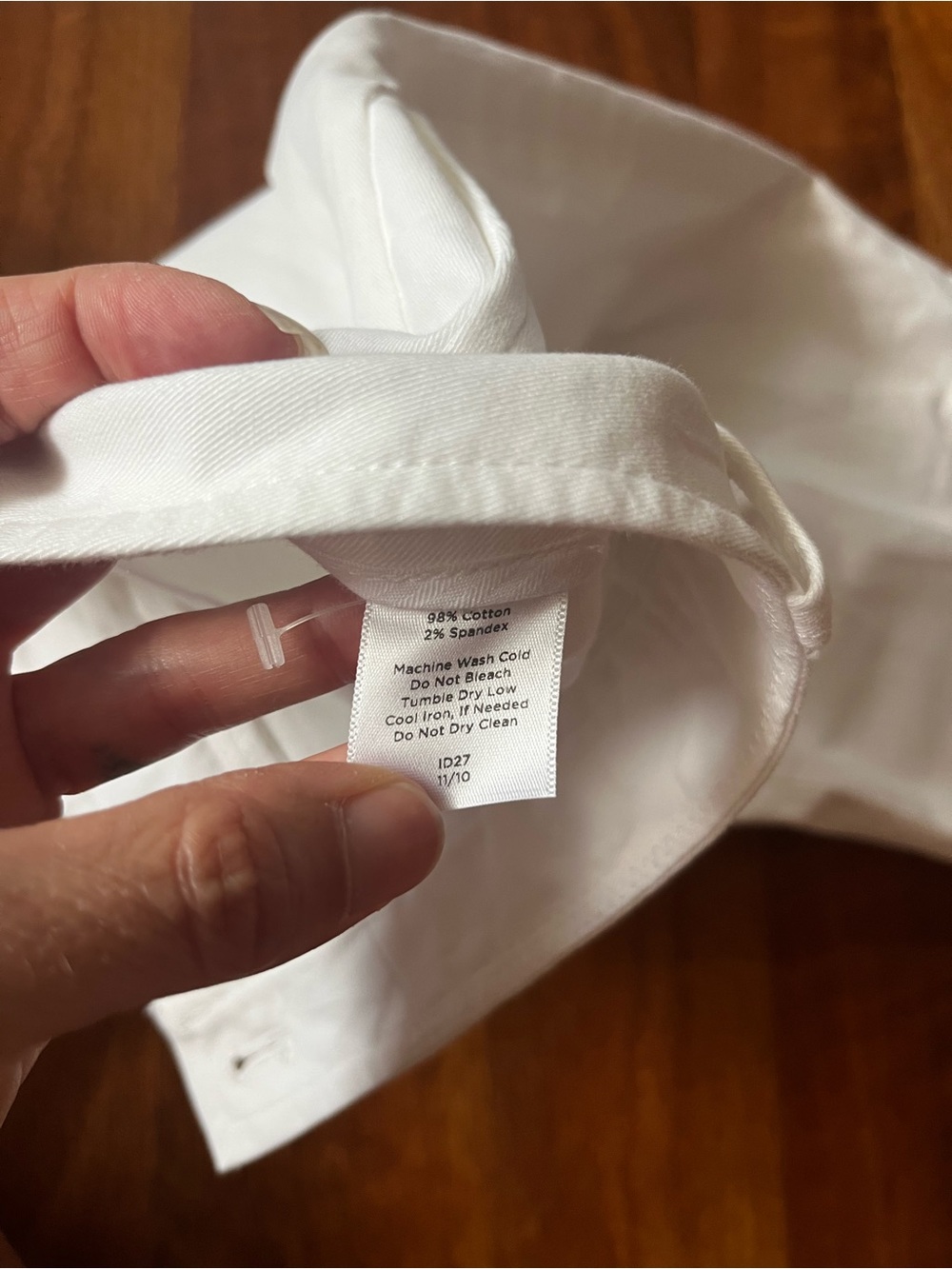 New Talbots White Chino Pants - Picture 9 of 12